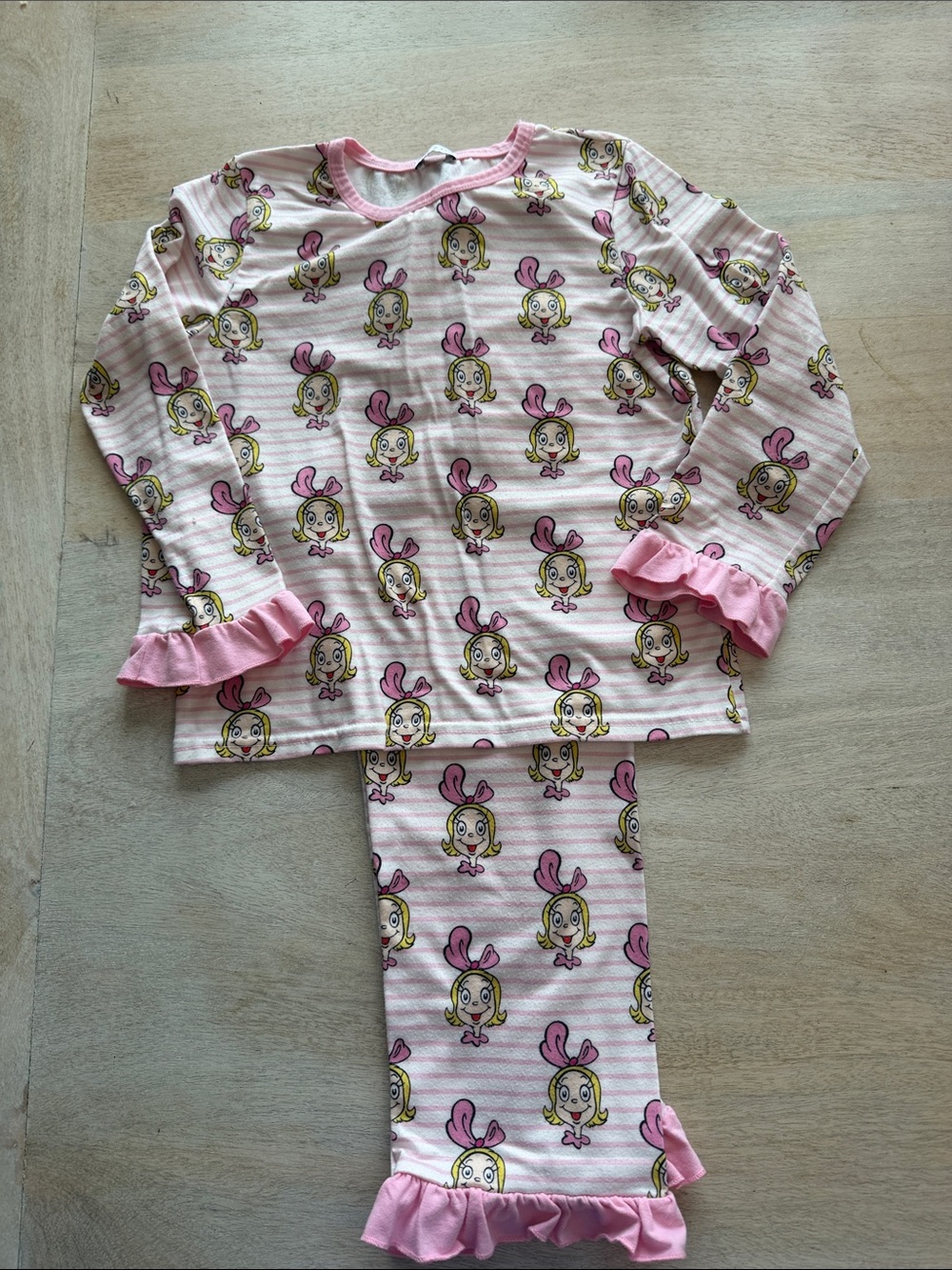 Girls Cindy Lou Who Pajama Set